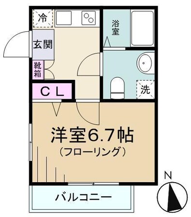 ウエストコーポの物件間取画像